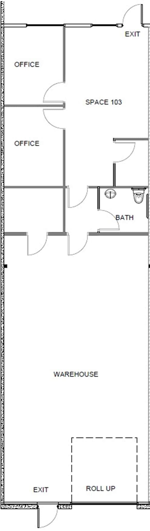 6330 S Eastern Ave, Las Vegas, NV à louer Plan d’étage– Image 1 sur 1