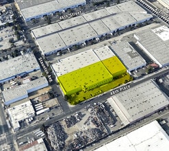 1807 E 48th Pl, Los Angeles, CA - Vue aérienne vue de carte