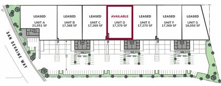 10888 San Sevaine Way, Jurupa Valley, CA à louer Plan de site– Image 2 sur 3