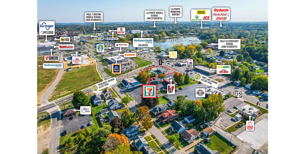 201 Pine Lake Ave, La Porte, IN à vendre - Photo de l’immeuble – Image 3 sur 5