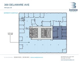 300 Delaware Ave, Wilmington, DE à louer Plan d’étage– Image 1 sur 1