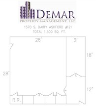 1570 Dairy Ashford Rd, Houston, TX à louer Plan d’étage– Image 1 sur 5