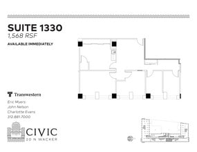 20 N Wacker Dr, Chicago, IL à louer Plan d’étage– Image 1 sur 1