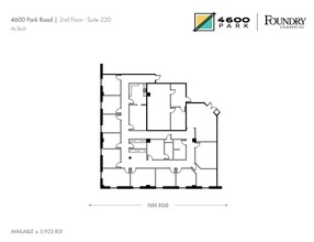 4600 Park Rd, Charlotte, NC à louer Plan d’étage– Image 1 sur 1