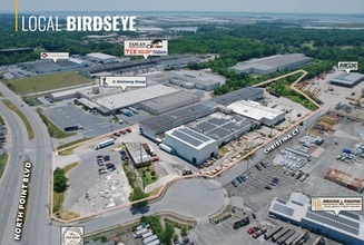 4425A N Point Blvd, Sparrows Point, MD - Vue aérienne vue de carte