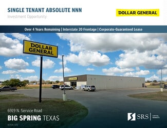Plus de détails pour 6919 N Service Rd, Big Spring, TX - Local commercial à vendre