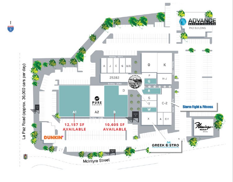 25232-25334 Mcintyre St, Laguna Hills, CA à louer - Plan de site – Image 2 sur 24