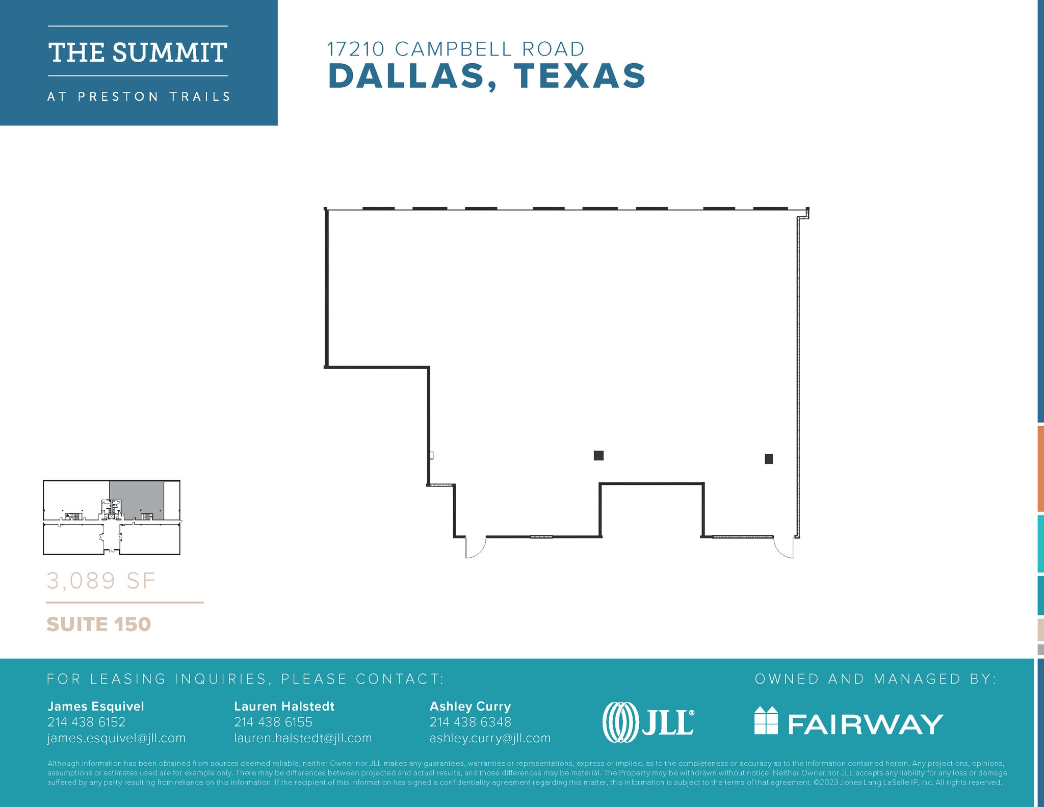 17101 Preston Rd, Dallas, TX à louer Plan d’étage– Image 1 sur 1