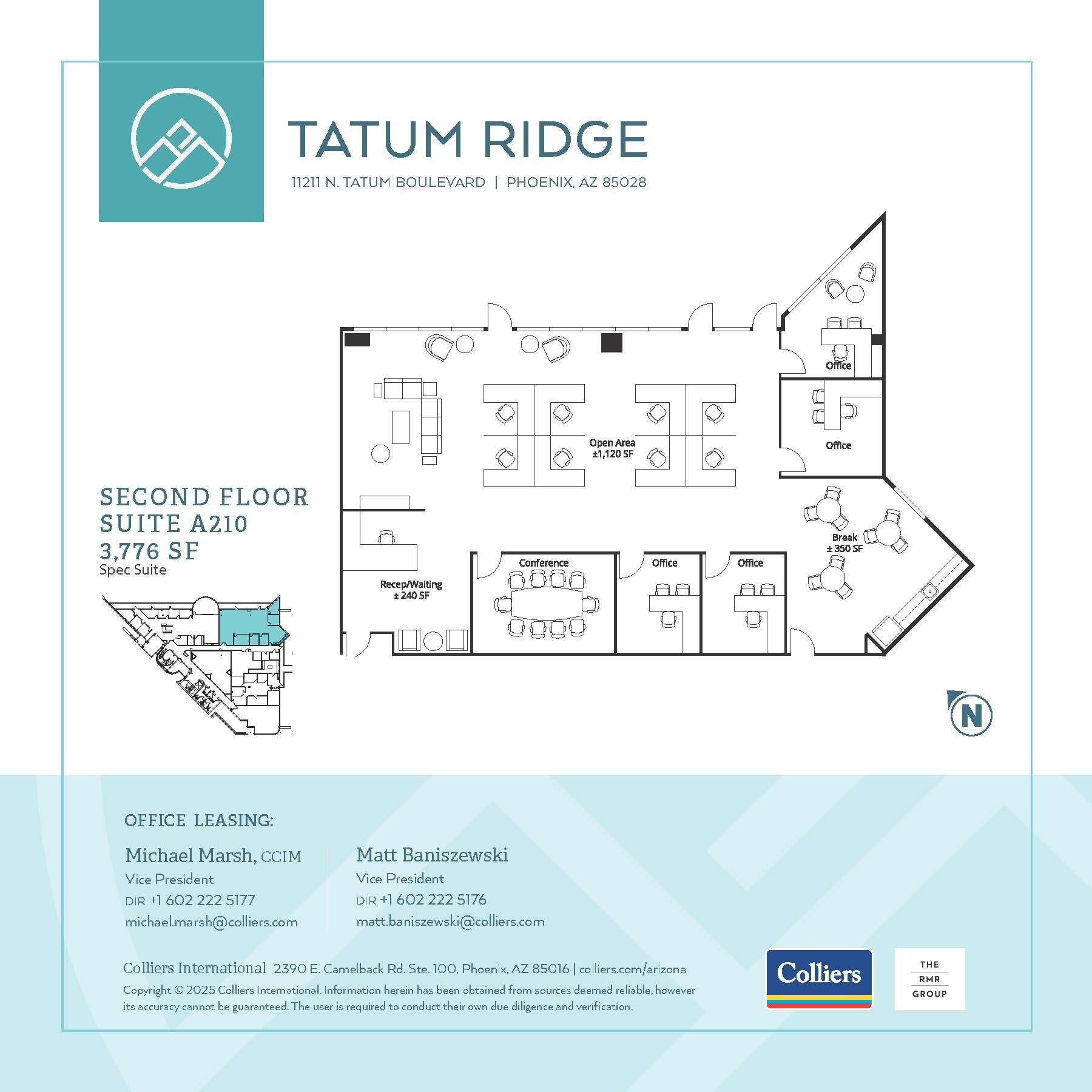 11209 N Tatum Blvd, Phoenix, AZ à louer Plan d’étage– Image 1 sur 1