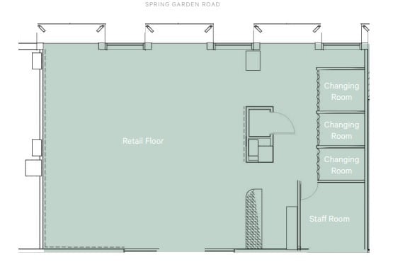 1511 Queen St, Halifax, NS à louer Plan d’étage– Image 1 sur 1