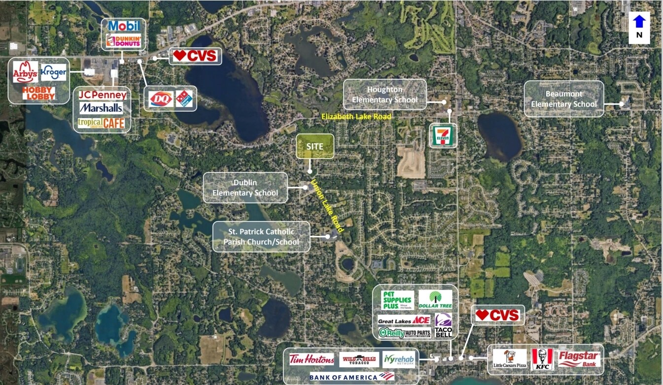 Union Lake Rd, White Lake Township, MI à vendre Photo de l’immeuble– Image 1 sur 4