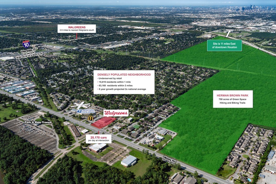 500 Maxey Rd, Houston, TX à vendre - Aérien – Image 3 sur 13