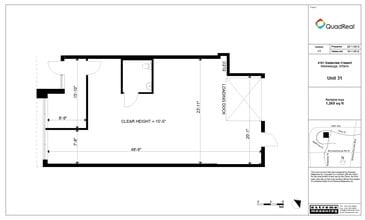 4181 Sladeview Cres, Mississauga, ON à louer Plan d’étage– Image 1 sur 1