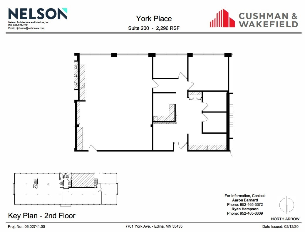 7701 York Ave S, Edina, MN à louer Plan d’étage– Image 1 sur 1