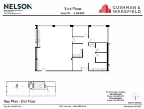 7701 York Ave S, Edina, MN à louer Plan d’étage– Image 1 sur 1