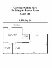 600 N Bell Ave, Carnegie, PA à louer Plan de site– Image 1 sur 1