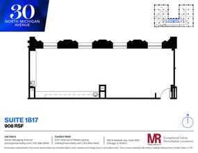 30 N Michigan Ave, Chicago, IL à louer Plan d’étage– Image 1 sur 6