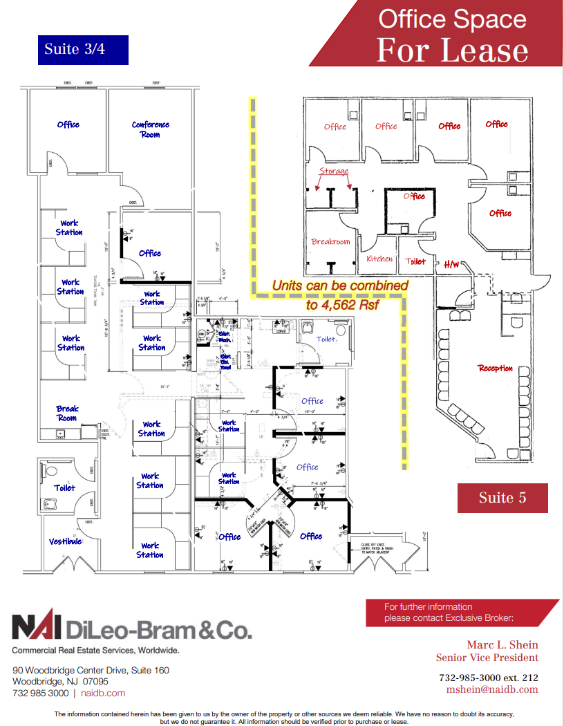 37 Mountain Blvd, Warren, NJ à louer Plan d’étage– Image 1 sur 1