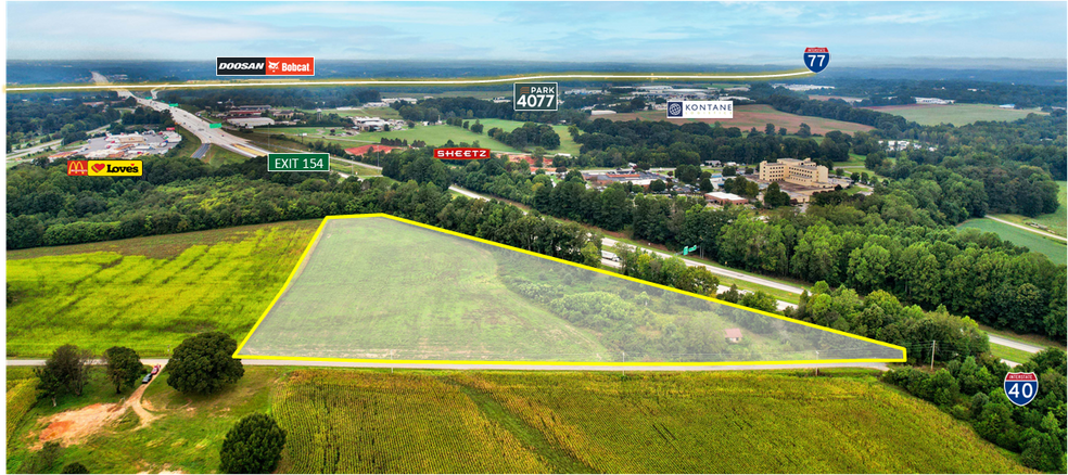 187 Martin Ln, Statesville, NC à vendre - Aérien – Image 3 sur 4