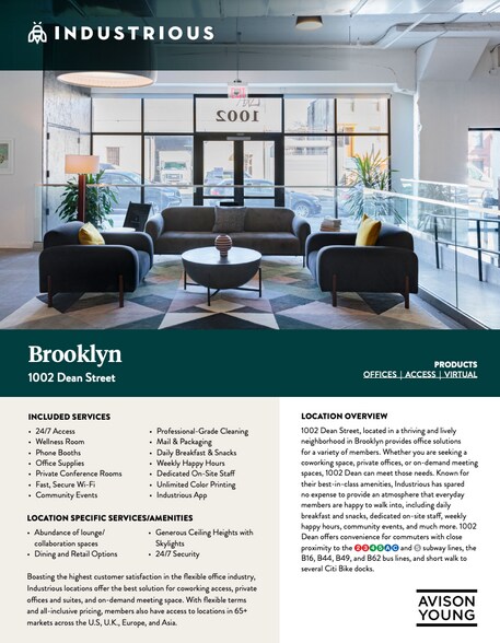 1000 Dean St, Brooklyn, NY à louer - Plan d’étage – Image 2 sur 13