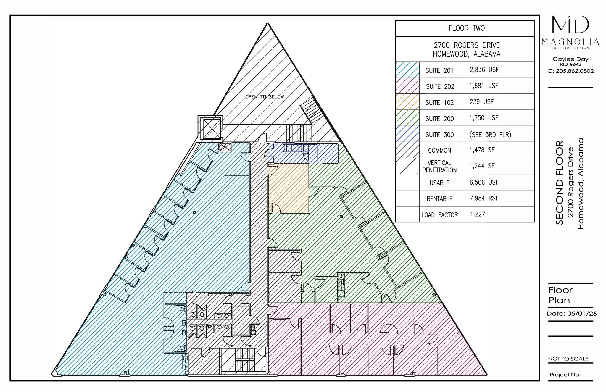 2700 Rogers Dr, Birmingham, AL à louer Plan de site– Image 1 sur 2