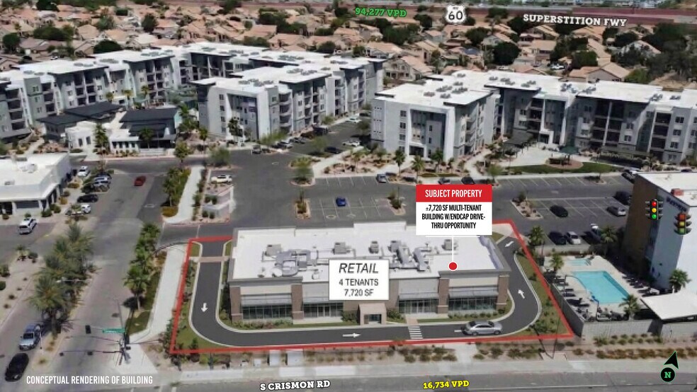 1810 S Crismon Rd, Mesa, AZ à louer - Photo de l’immeuble – Image 2 sur 7