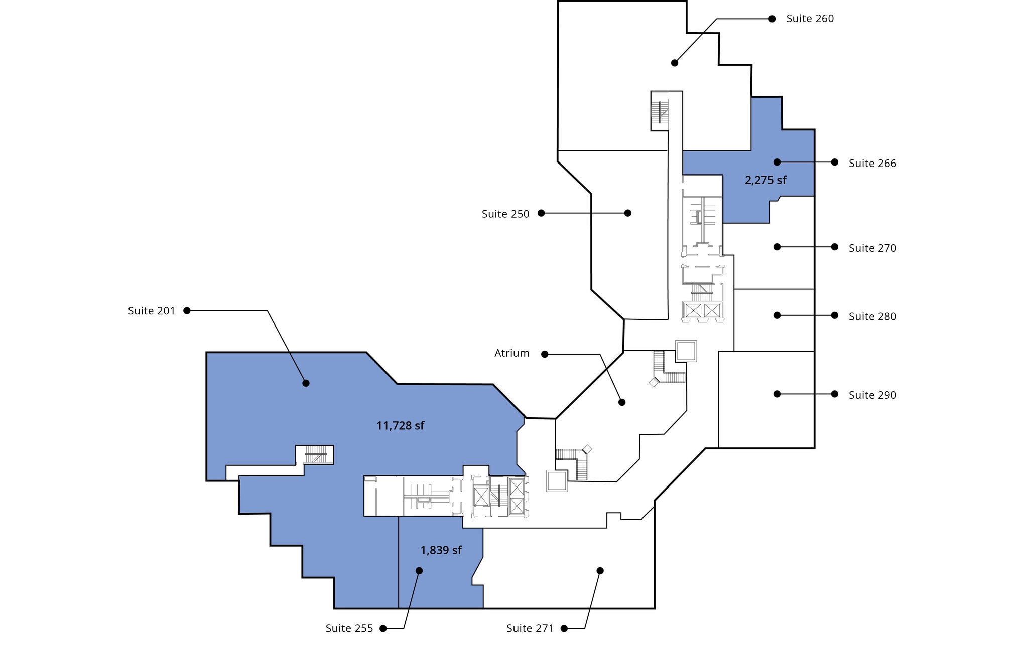 100 Europa Dr, Chapel Hill, NC à louer Plan d’étage– Image 1 sur 1