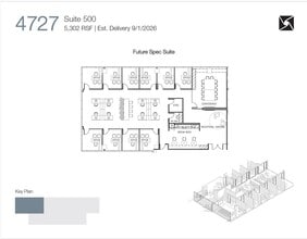 4747 Executive Dr, San Diego, CA à louer Plan d’étage– Image 1 sur 2