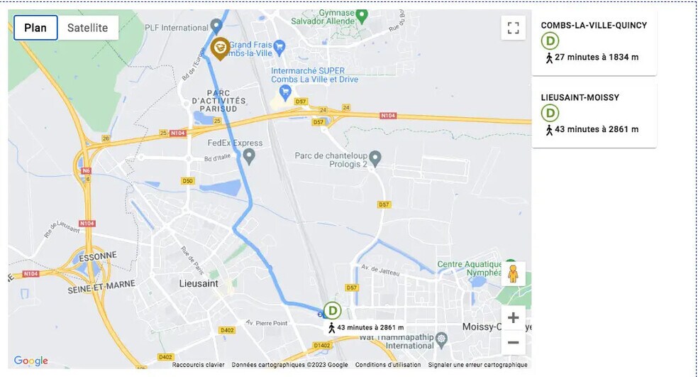 Industriel/Logistique dans Combs-la-Ville à louer - Photo de l’immeuble – Image 2 sur 4