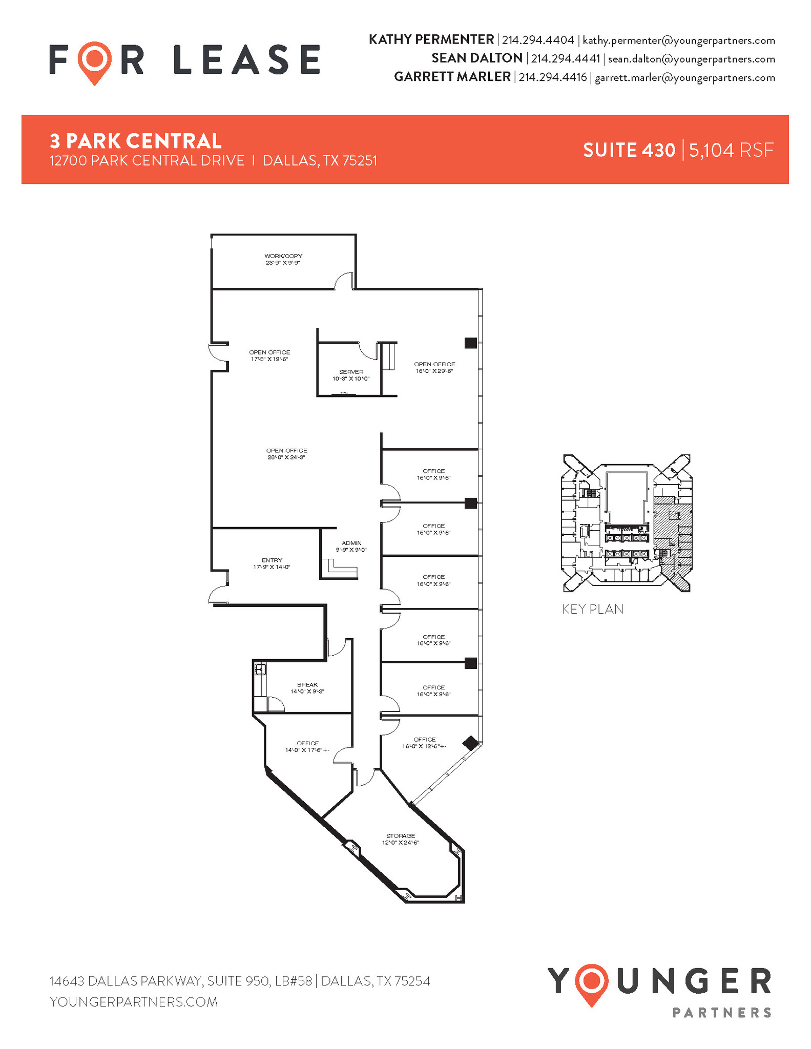 12700 Park Central Dr, Dallas, TX à louer Plan d’étage– Image 1 sur 1