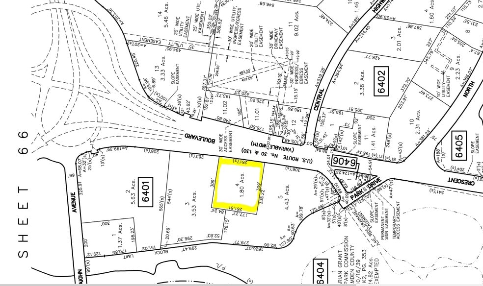 7937 Crescent Blvd, Pennsauken, NJ à louer - Plan cadastral – Image 3 sur 3