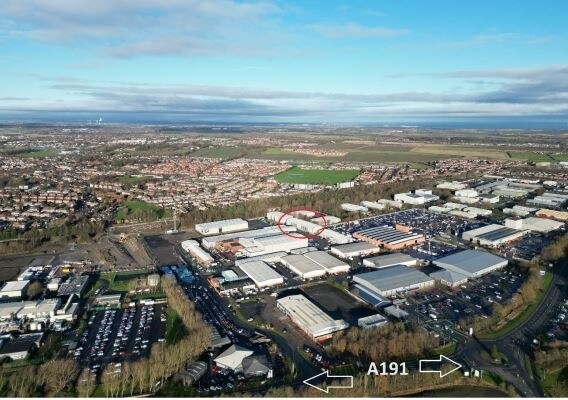 Unit 9 Benton Business Park, Bellway Industrial Estate, Newcastle Upon Tyne à louer - Aérien – Image 3 sur 4