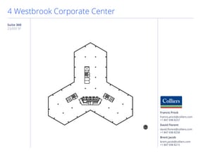 4 Westbrook Corporate Ctr, Westchester, IL à louer Plan d’étage– Image 1 sur 1
