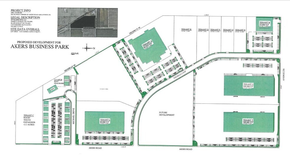 Avenue 256 & S.W. Akers, Tulare, CA à louer - Photo principale – Image 1 sur 1