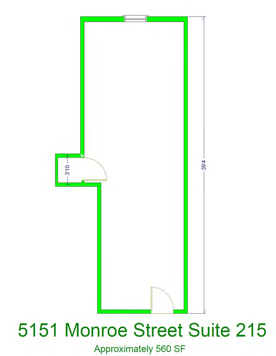 5151 Monroe St, Toledo, OH à louer Plan d’étage– Image 1 sur 1