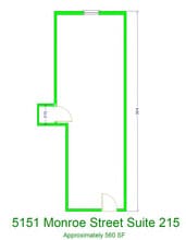 5151 Monroe St, Toledo, OH à louer Plan d’étage– Image 1 sur 1