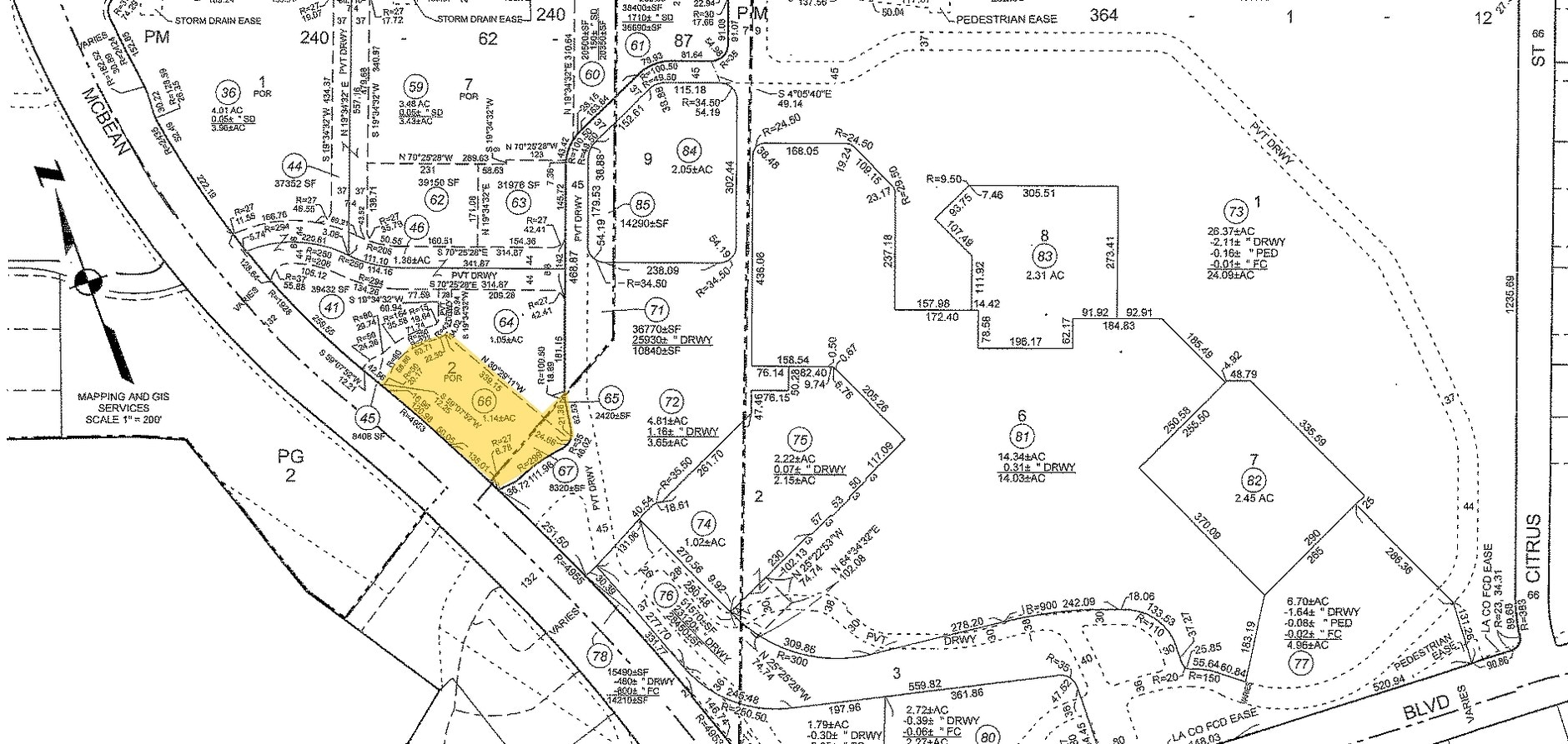 Plan cadastral