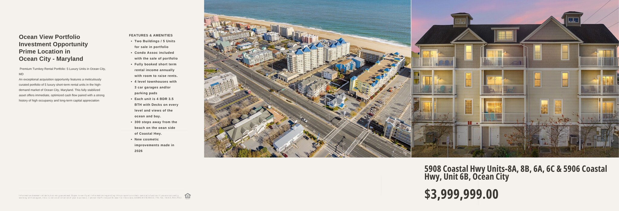 5906-5908 Coastal Hwy, Ocean City, MD à vendre Photo de l’immeuble– Image 1 sur 48