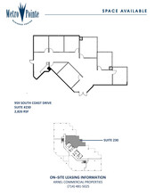 959 S Coast Dr, Costa Mesa, CA à louer Plan d’étage– Image 1 sur 1