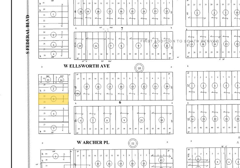 8 Federal Blvd, Denver, CO à vendre - Plan cadastral – Image 2 sur 3