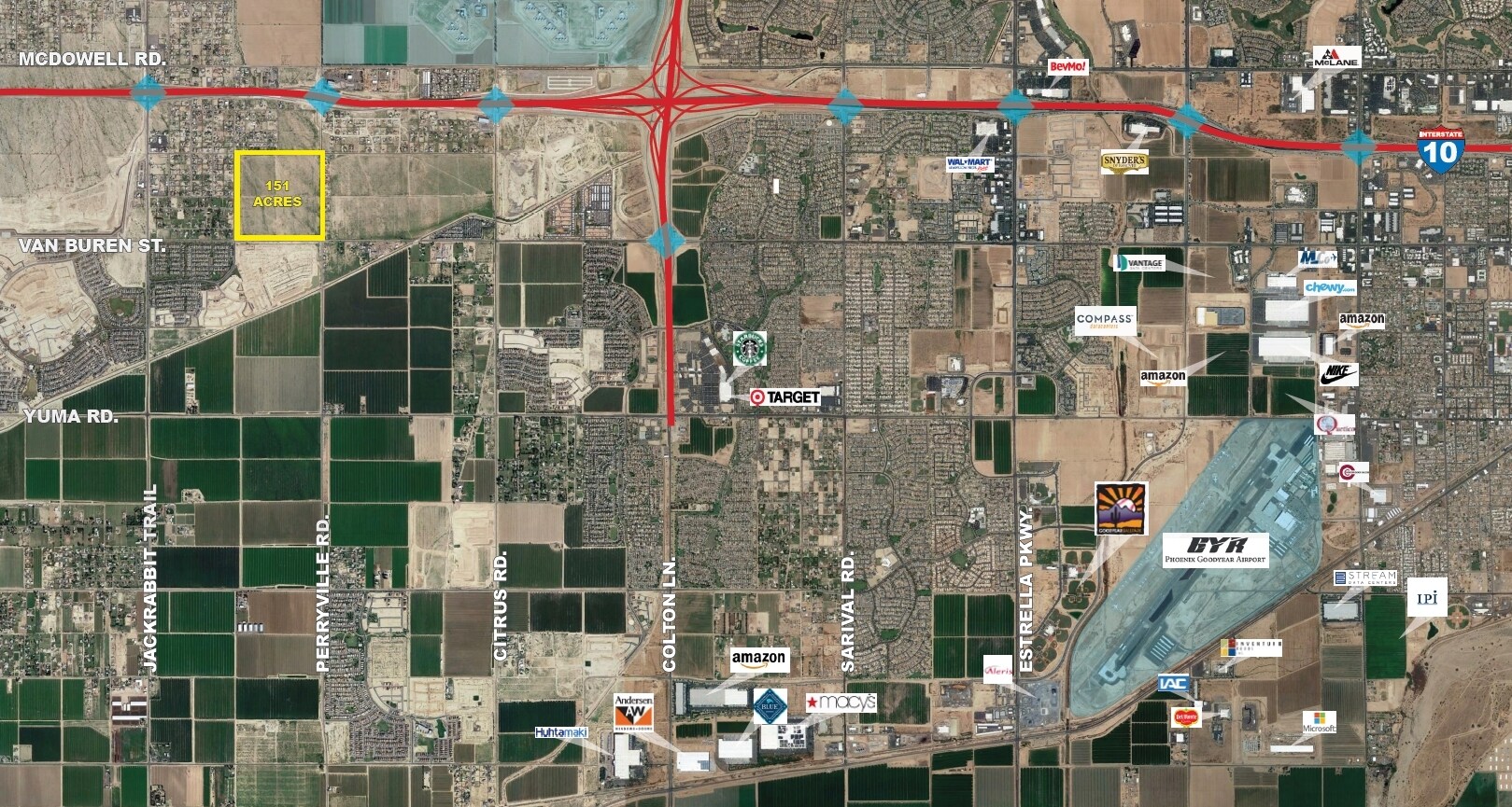 W Van Buren St & N Perryville Rd, Buckeye, AZ à vendre Photo principale– Image 1 sur 3