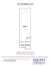 2697 Lavery Ct, Newbury Park, CA à louer Plan de site– Image 1 sur 1