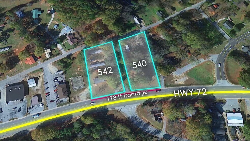540 & 542 W Greenwood St, Abbeville, SC à vendre - Vidéo sur l’annonce professionnelle – Image 2 sur 10