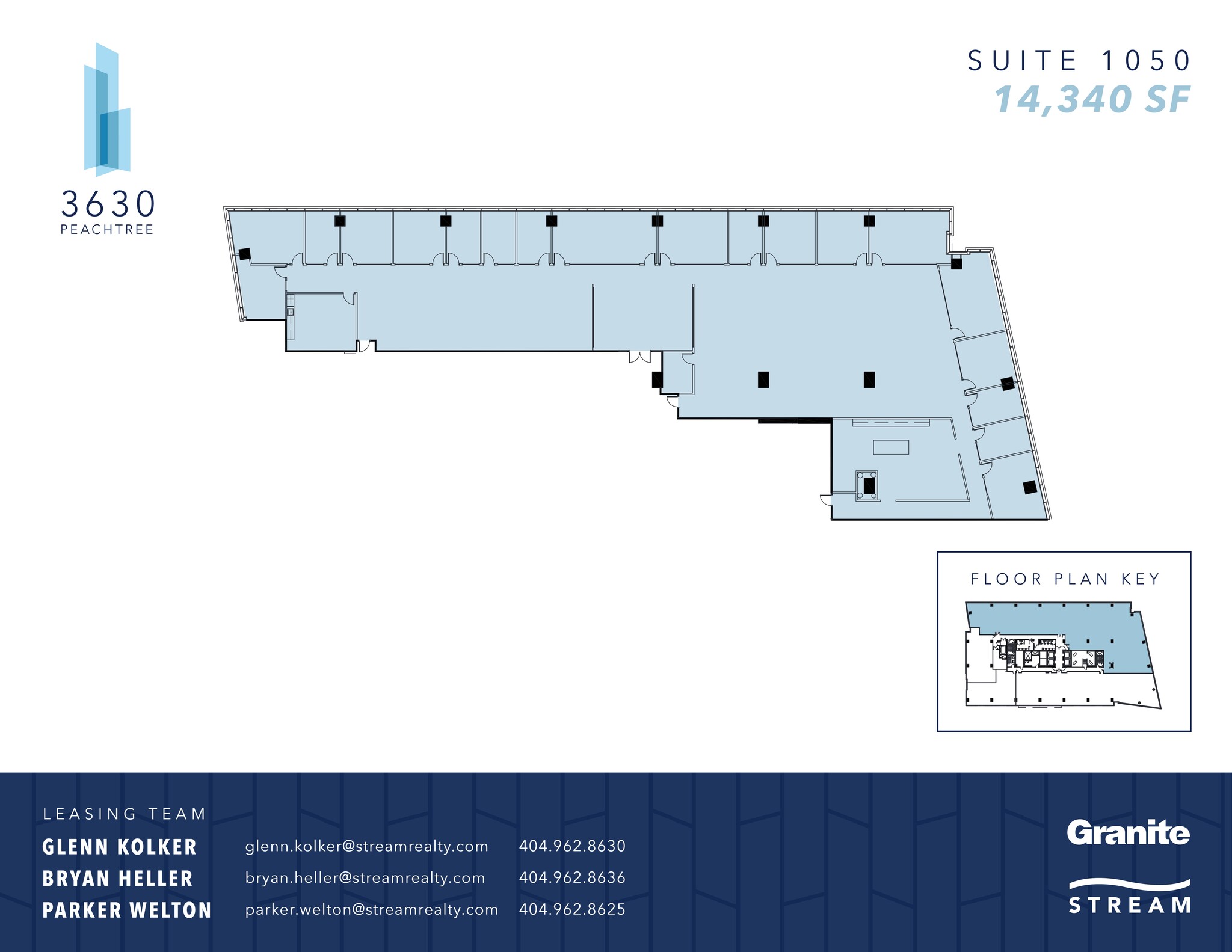 3630 Peachtree Rd NE, Atlanta, GA à louer Plan de site– Image 1 sur 5
