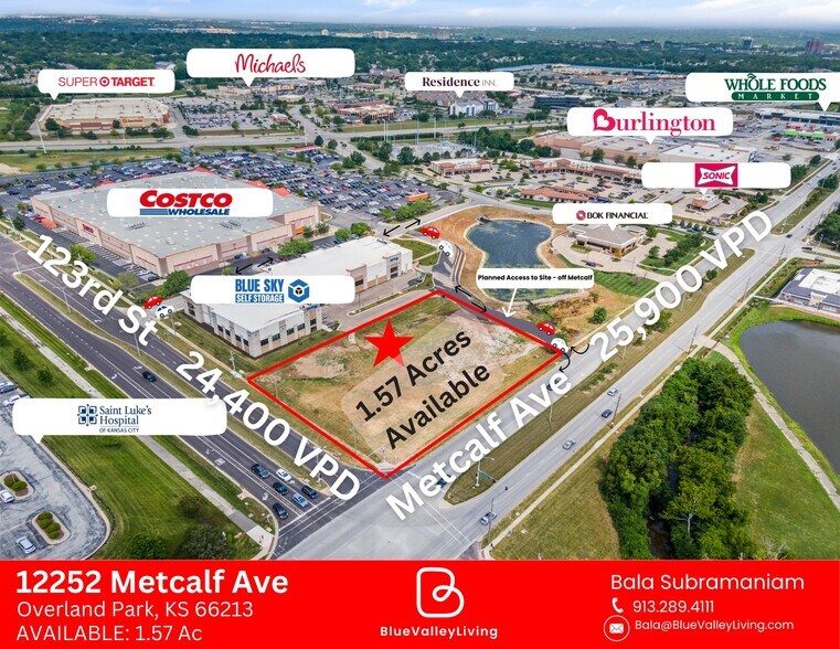 12252 Metcalf Ave, Overland Park, KS à louer - Photo de l’immeuble – Image 1 sur 10