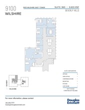 9100 Wilshire Blvd, Beverly Hills, CA à louer Plan d’étage– Image 1 sur 1