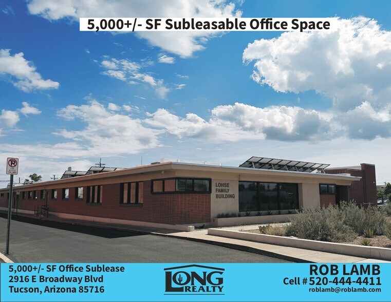 2916 E Broadway Blvd, Tucson, AZ à louer - Photo de l’immeuble – Image 2 sur 17
