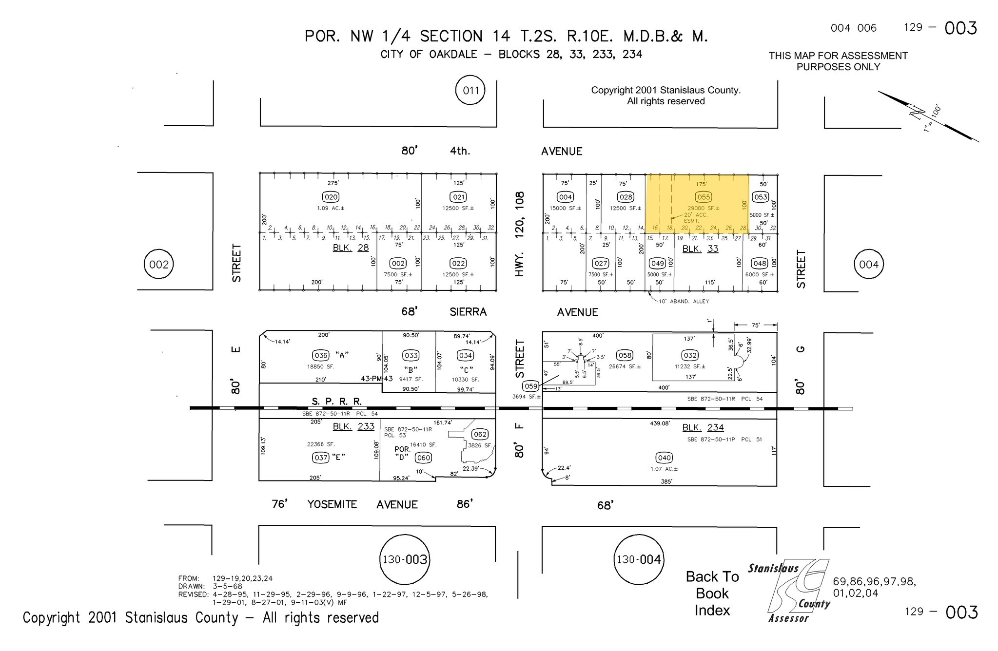 151 S Sierra Ave, Oakdale, CA à vendre Plan cadastral– Image 1 sur 44