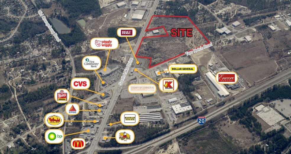S Lake Dr & Two Notch Dr, Lexington, SC à vendre - Photo de l’immeuble – Image 1 sur 5