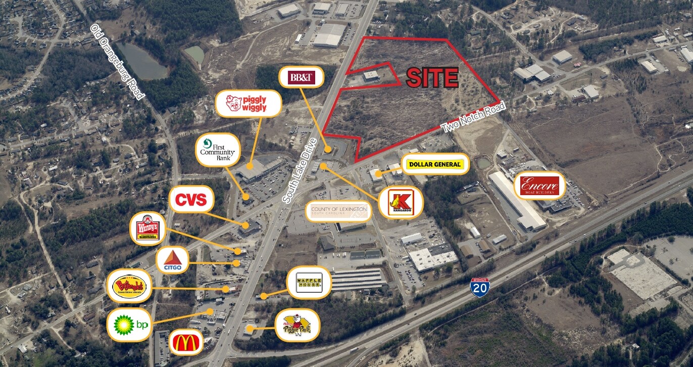 S Lake Dr & Two Notch Dr, Lexington, SC à vendre Photo de l’immeuble– Image 1 sur 6